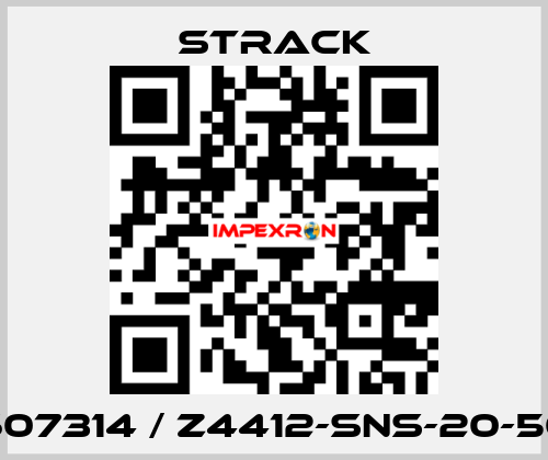 607314 / Z4412-SNS-20-50 Strack