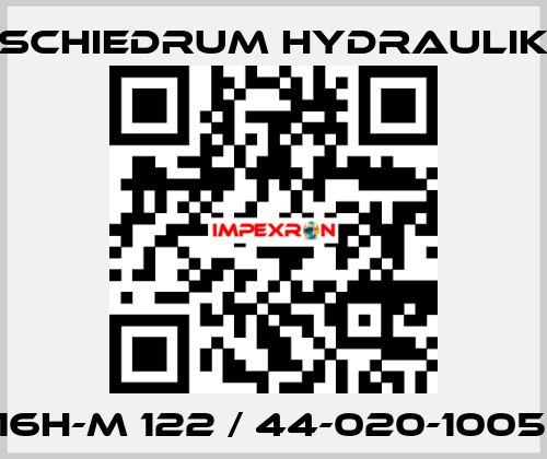 20DR-16H-M 122 / 44-020-10050M122 SCHIEDRUM HYDRAULIK