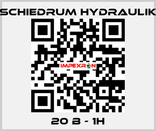 20 B - 1H SCHIEDRUM HYDRAULIK