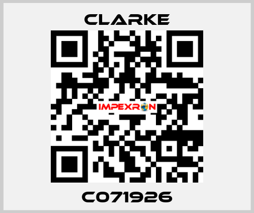 C071926 Clarke