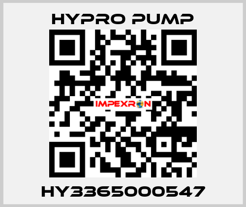 HY3365000547 Hypro Pump