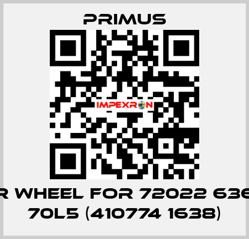 gear wheel for 72022 636,23:1 70L5 (410774 1638) Primus