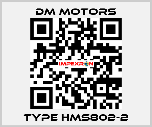 Type HMS802-2 DM Motors
