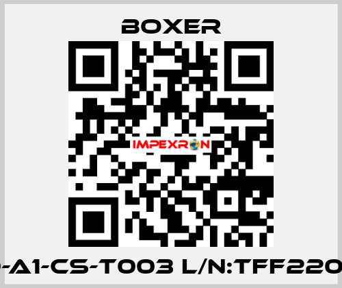 6639-A1-CS-T003 L/N:TFF2202578 Boxer