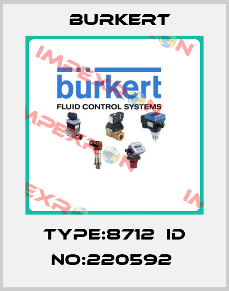 Type:8712  ID no:220592  Burkert