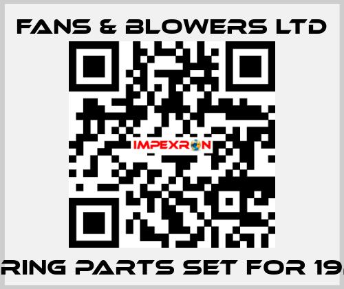Wearing parts set for 192 QZ Fans & Blowers Ltd