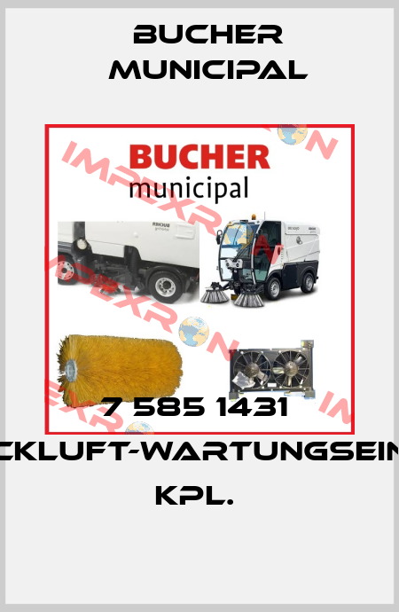 7 585 1431  Druckluft-Wartungseinheit kpl.  Bucher Municipal