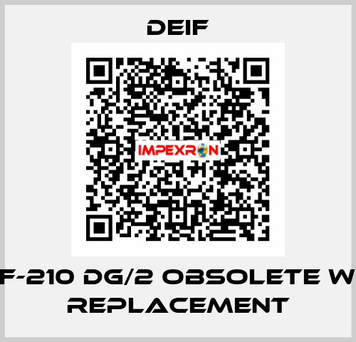TMF-210 DG/2 OBSOLETE with replacement Deif