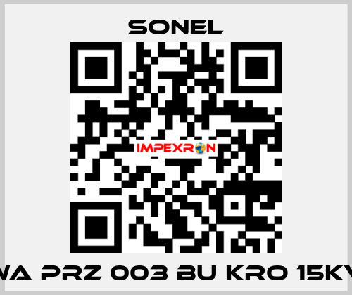 WA PRZ 003 BU KRO 15KV Sonel