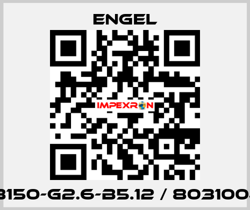 GNM3150-G2.6-B5.12 / 8031004367 ENGEL