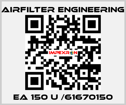 EA 150 U /61670150 Airfilter Engineering