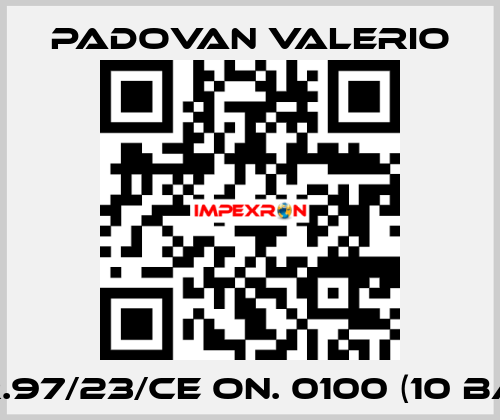 DIR.97/23/CE ON. 0100 (10 bar) PADOVAN VALERIO