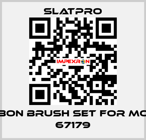 Carbon Brush Set for motor 67179 SlatPro