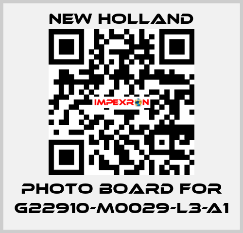 Photo Board for G22910-M0029-L3-A1 New Holland