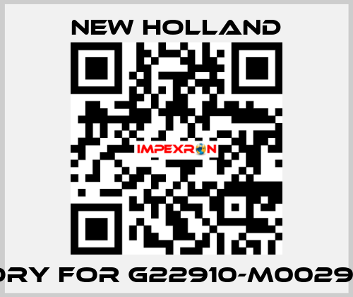 memory for G22910-M0029-L3-A1 New Holland