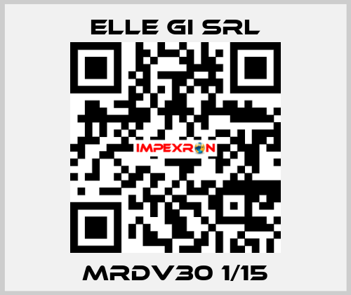 MRDV30 1/15 ELLE GI SRL