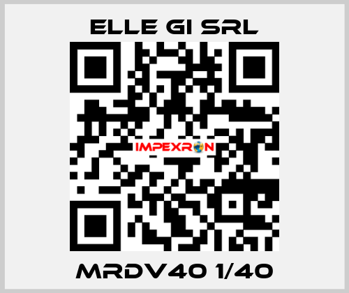 MRDV40 1/40 ELLE GI SRL