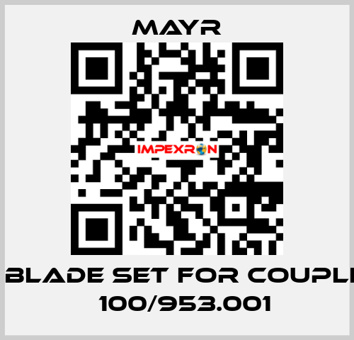 HT blade set for coupling 	100/953.001 Mayr