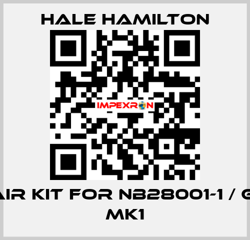 Repair kit for NB28001-1 / GLD15 MK1 HALE HAMILTON