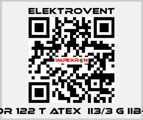 EFOR 122 T ATEX  II3/3 G IIB+H2 ELEKTROVENT