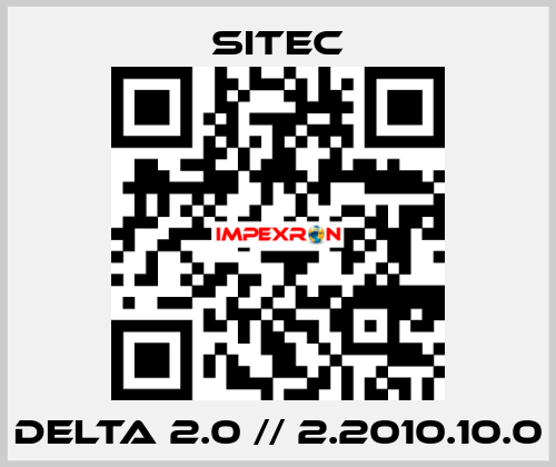 Delta 2.0 // 2.2010.10.0 SITEC