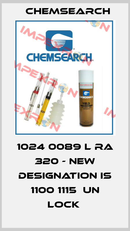 1024 0089 L RA 320 - new designation is 1100 1115  UN Lock  Chemsearch