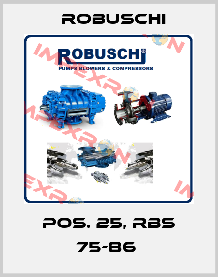 Pos. 25, RBS 75-86  Robuschi
