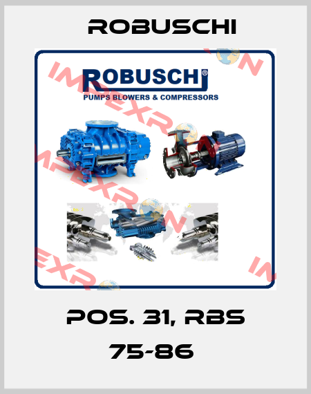 Pos. 31, RBS 75-86  Robuschi