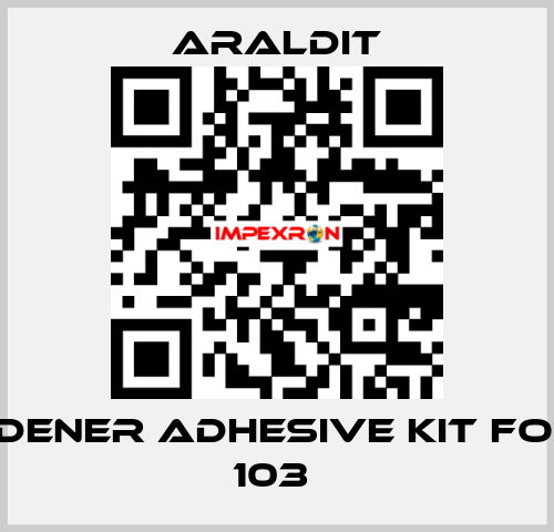 Hardener adhesive kit for AY 103  Araldit