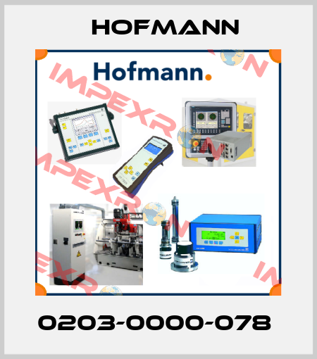 0203-0000-078  Hofmann