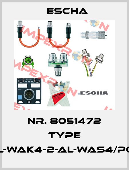 Nr. 8051472 Type AL-WAK4-2-AL-WAS4/P00 Escha