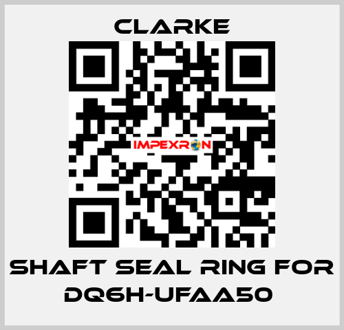 Shaft seal ring for DQ6H-UFAA50  Clarke