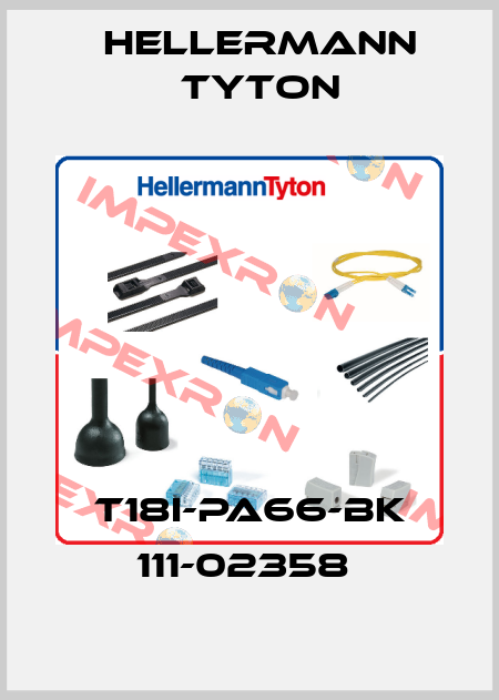 T18I-PA66-BK 111-02358  Hellermann Tyton