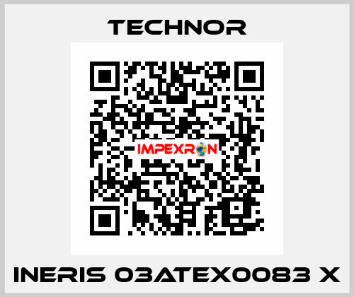 INERIS 03ATEX0083 X TECHNOR