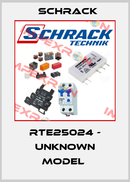 RTE25024 - unknown model  Schrack