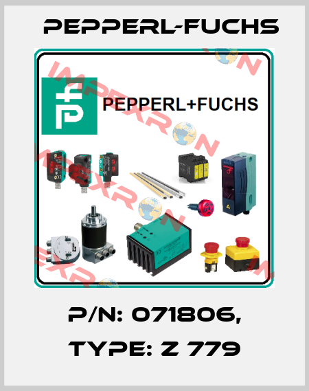 p/n: 071806, Type: Z 779 Pepperl-Fuchs