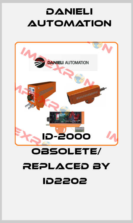ID-2000 obsolete/ replaced by ID2202  DANIELI AUTOMATION