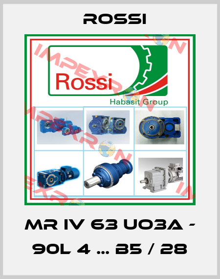 MR IV 63 UO3A - 90L 4 ... B5 / 28 Rossi