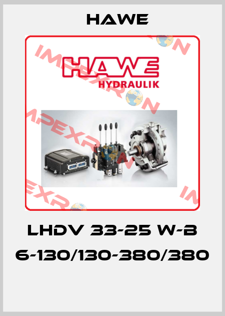 LHDV 33-25 W-B 6-130/130-380/380  Hawe