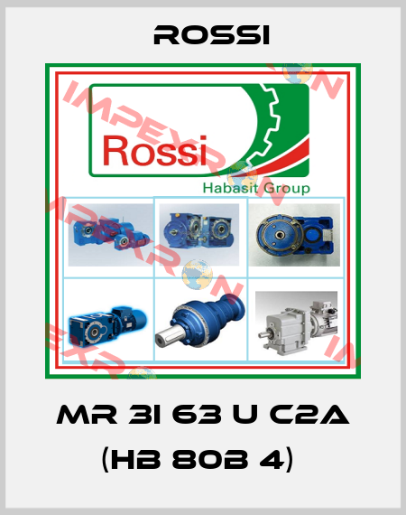MR 3I 63 U C2A (HB 80B 4)  Rossi