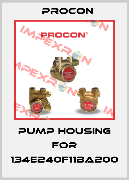 Pump housing for 134E240F11BA200 Procon