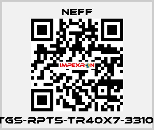 TGS-RPTS-TR40X7-3310  Neff