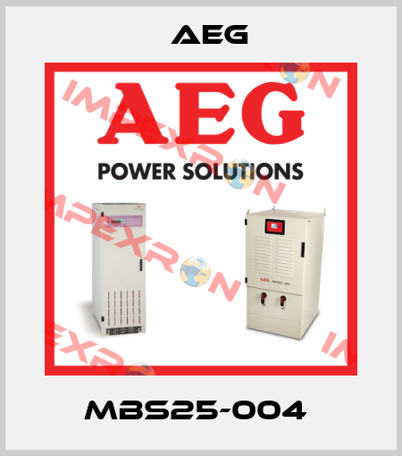 MBS25-004  AEG