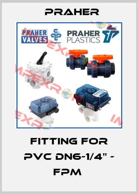 Fitting for PVC DN6-1/4" - FPM  Praher