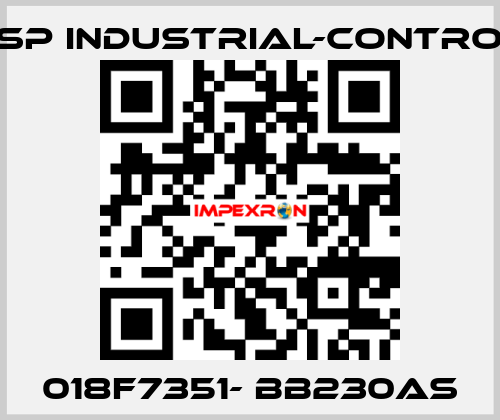 018F7351- BB230AS  JSP Industrial-Control