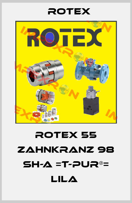ROTEX 55 Zahnkranz 98 Sh-A =T-PUR®= lila  Rotex