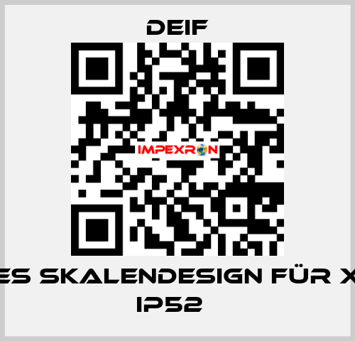 Neues Skalendesign für XL96 IP52   Deif