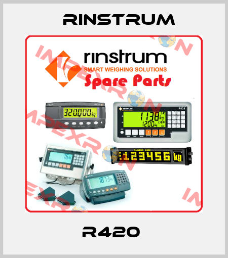 R420  Rinstrum
