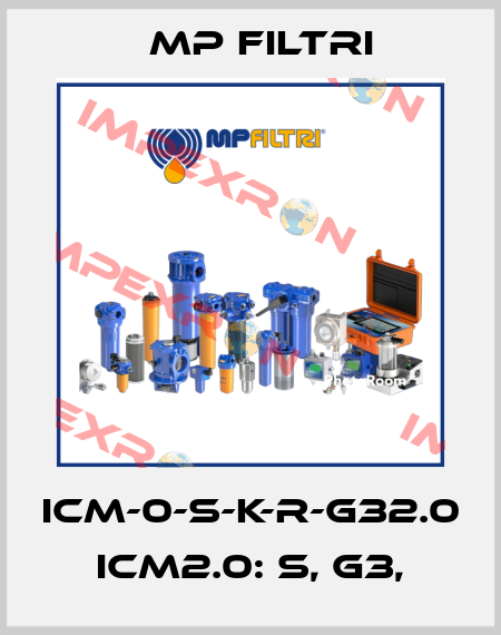 ICM-0-S-K-R-G32.0 ICM2.0: S, G3, MP Filtri