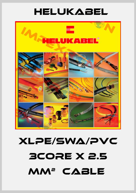 XLPE/SWA/PVC 3Core x 2.5 mm²  cable  Helukabel